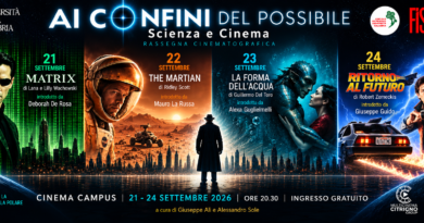 Rassegna cinematografica “Ai Confini del Possibile” – dal 21 al 24 settembre 2026 – Cinema Campus
